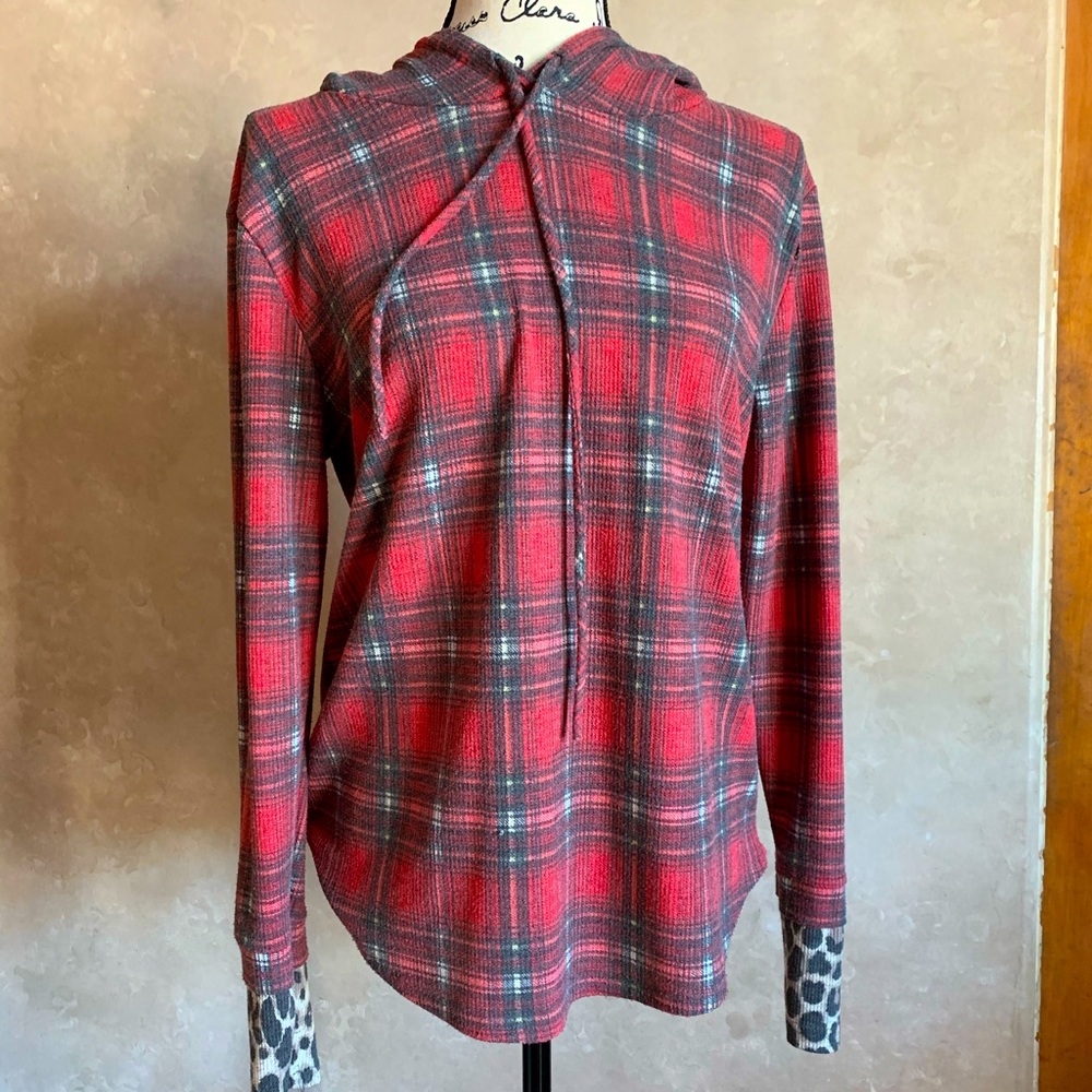 Flannel pullover